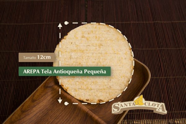 Medidas de la arepa antioqueña tela pequeña