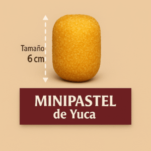 Pastel de yuca mini
