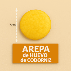 arepa de huevo codorniz min
