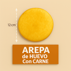 arepa de huevo con carne min
