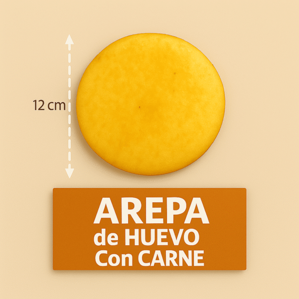 arepa de huevo con carne min