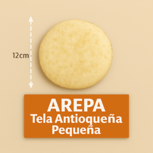 arepa tela antioqueña pequeña
