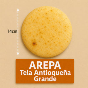 Arepa tela antioqueña grande