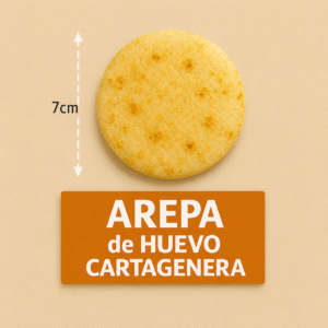 Arepa de huevo cartagenera