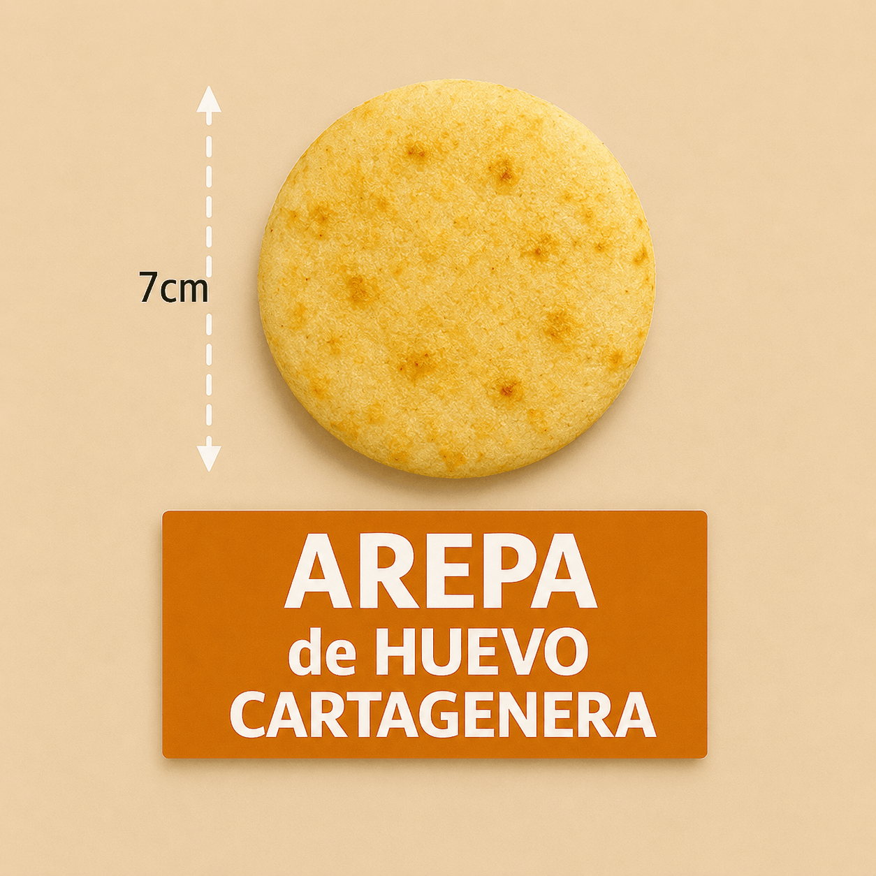 Arepa de huevo cartagenera
