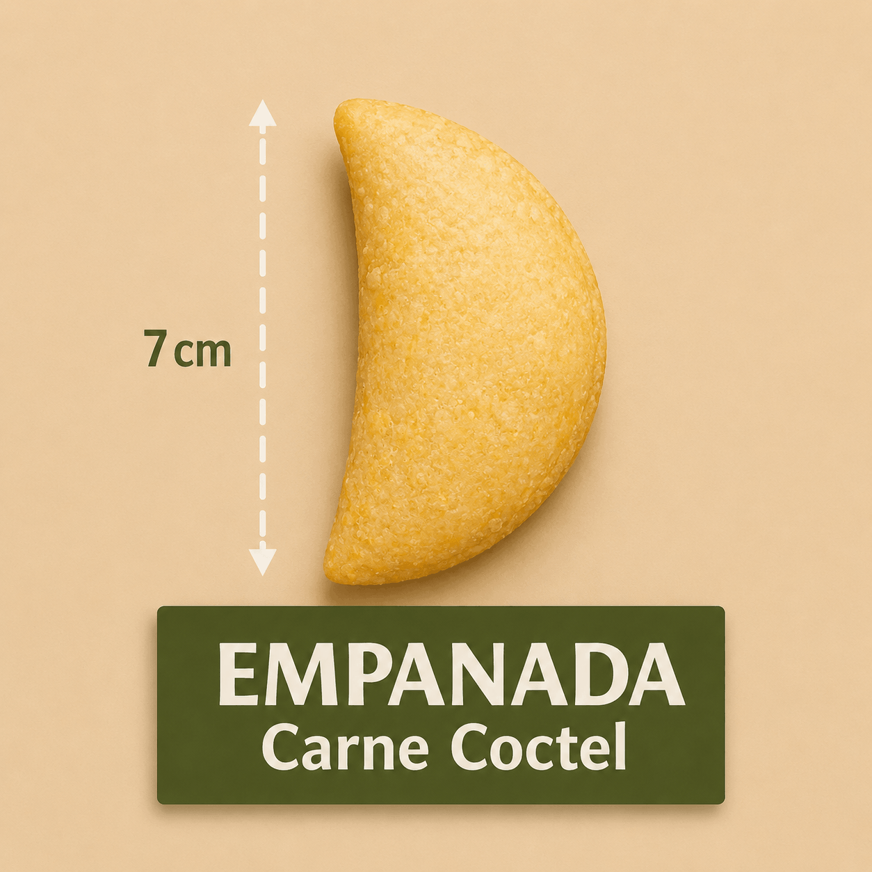 Empanada de carne desmechada coctel