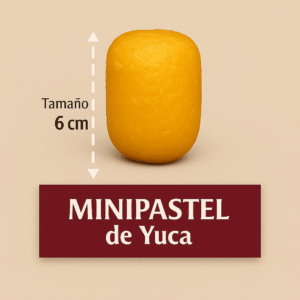Pastel de yuca mini